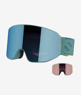 Gogle Gogle Salomon North Atlantic 2025 Anty-Fog Snowboard Splitboard