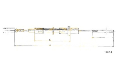 Cofle трос зчеплення iveco daily i 49-10 v 103542 фото №1