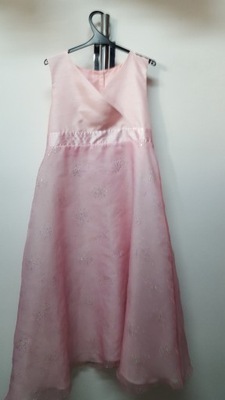 sukienka dziewczęca różowa