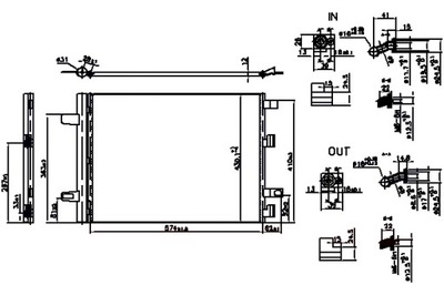 NISSENS KONDENSATORIUS KONDICIONAVIMO DS DS 7 MERCEDES A V177 A W177 B 