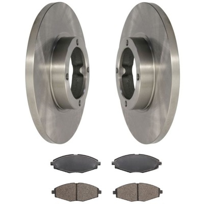 Гальмівні диски + гальмівні колодки перед daewoo matiz chevrolet spark фото №1