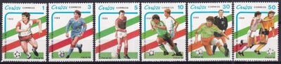 1989 Kuba Piłka Nożna MŚ we Włoszech Mi 3271-76 **