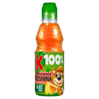 Kubuś 100% Sok jabłko marchew brzoskwinia 300 ml