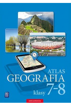 Atlas geograficzny Klasy 7-8 szkoła podstawowa WSIP