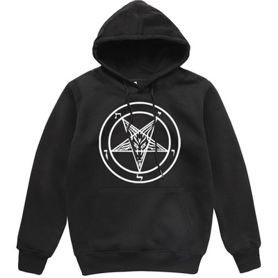Y2K BLUZA Pentagram Gothic okultystyczny szatan