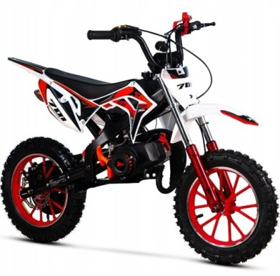 za60dni- Mini Cross XTR 701 49cm (E-Start) Spalinowy dla dzieci 6+, Red
