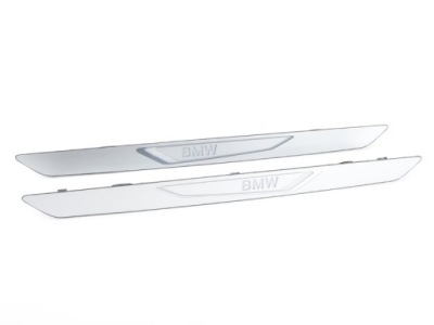 Накладки пороговые led bmw оригинальный номер 51472289608 f15 f85 f16 фото №1