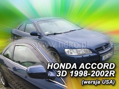 DEFLECTORES HEKO HONDA ACCORD VI 3D 1998-2002 2 PIEZAS  