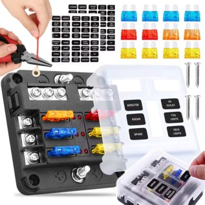 Коробка корпус do електропроводка запобіжників половина роз'єм 6 запобіжник фото №1