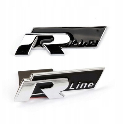 ЕМБЛЕМА NA ПЕРЕД GRI ЗАД МЕТАЛ RLINE R LINE VW X2