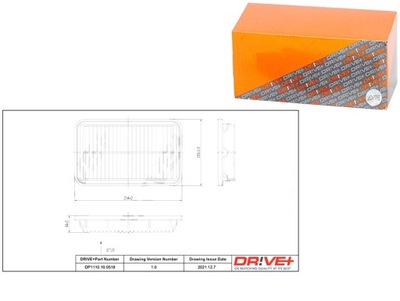 Фільтр повітря kia 1.0b 11-17 picanto ii drive+ фото №1