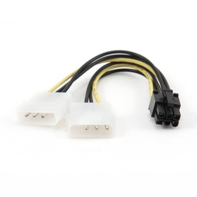 Adapter do kart graficznych 2xMOLEX do PCI-E 6-pin