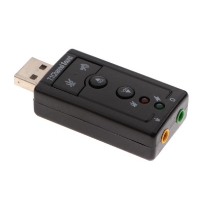 Zewnętrzny konwerter karty dźwiękowej USB audio 3D