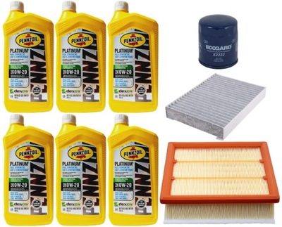 Pennzoil 0w20 + фільтри jeep renegade 2,4 2015-2021 фото №1