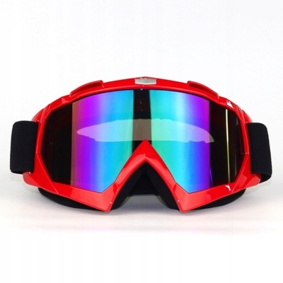 GAFAS MOTOCICLETA MOTOCROSSOWEANTI FOG UV,CZERWONY  