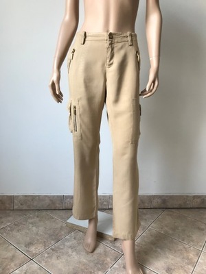 Ralph Lauren spodnie bojówki M 100% jedwab