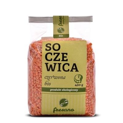 Soczewica czerwona BIO 400 g Fresano