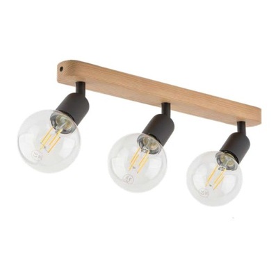 Lampa reflektor SIMPLY WOOD BLACK 4750 TK Lighting