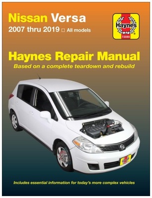 NISSAN VERSA (2007-2019) MANUAL NAPRAWY HAYNES 24H  