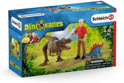 Schleich 41465 Dinosaurs Opiekun z dinozaurami
