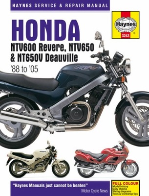 MANUAL DE MANTENIMIENTO HONDA NTV 600 650 REVERE DEAUVILLE 88-05  