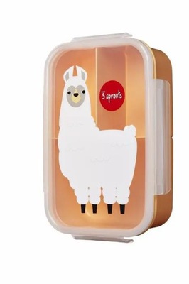 Lunchbox Bento Lama Peach 3 Sprouts