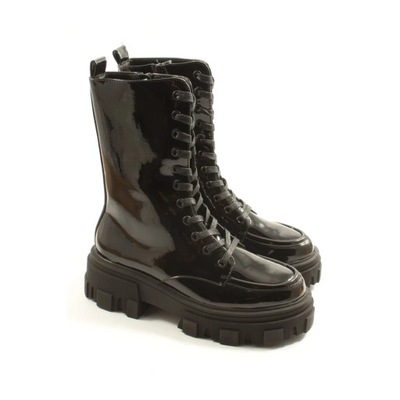 ASOS DESIGN Glany Rozm. EU 39 czarny Combat Boots