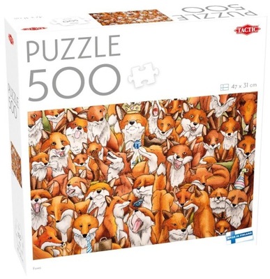 Puzzle 500 Lisy / TACTIC