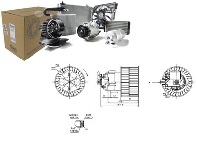 VENTILADOR SOPLADOR OPEL VECTRA HATCHBACK 1.7 TD (  