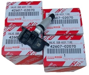 4 SENSORES TPMS TOYOTA COROLLA YARIS C-HR PMV-E100  