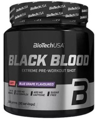 BioTech USA Black Blood CAF+ 330g blueberry