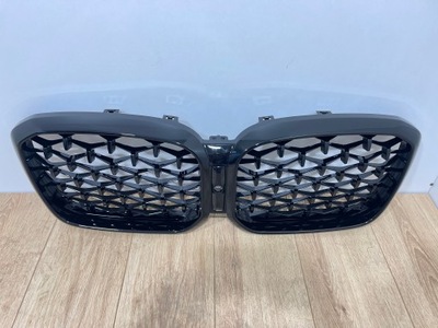 GRILLES GRILLE RADIATOR GRILLE GRILLE FRONT BUMPER INLET CAMERA BMW G02 LCI FACELIFT  