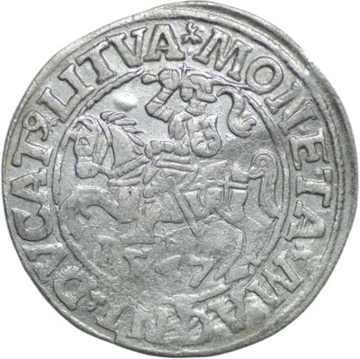 AM 53, półgrosz Zygmunt August 1547 Wilno, rzadki