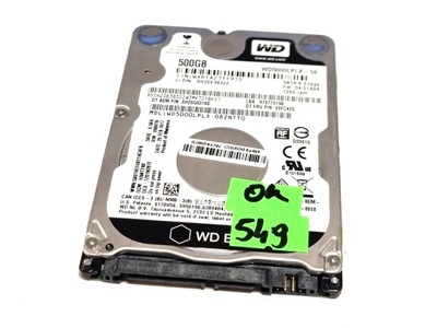 WD BLACK 500GB 32MB SATA3 7200RPM WD5000LPLX