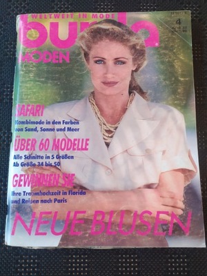 Czasopismo Burda 4/1993 niemiecki