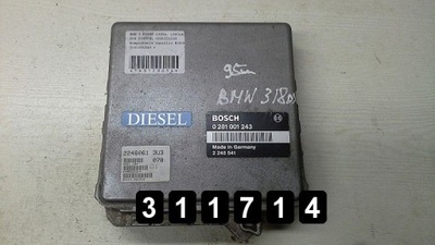 1995 bmw 3 series ecu bosch 0281001243 фото №1