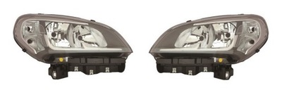 Фара лампа fiat doblo 15- le+pr фото №1