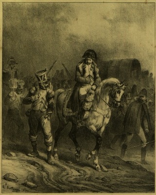 WOJNY NAPOLEOŃSKIE. Napoleon i jego armia -kampania w Polsce -grafika 1830