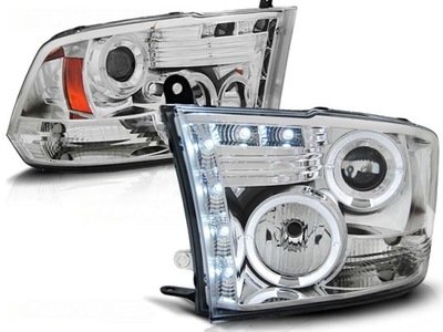 ФОНАРИ ПЕРЕД DODGE RAM 09-11 LED (СВЕТОДИОД ) RINGI DIODOWE