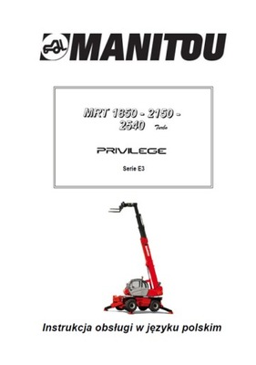 MANITOU MRT 1850 - 2540 SERIE E3 - MANUAL PL  