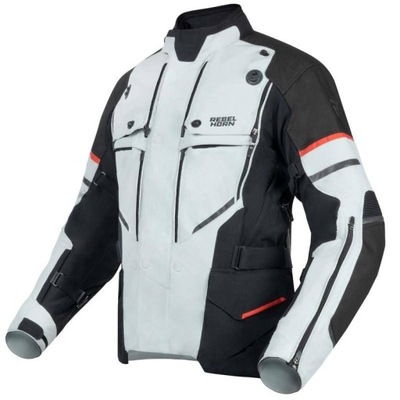 KURTKA TEKSTYLNA REBELHORN RANGE GREY/BLACK/RED XXL