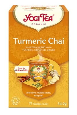Herbata KURKUMA CHAI BIO 17 torebek Yogi Tea