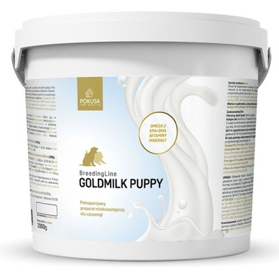 POKUSA BREEDINGLINE GOLDMILK PUPPY 2000G MLEKO ZASTĘPCZE DLA SZCZENIĄT