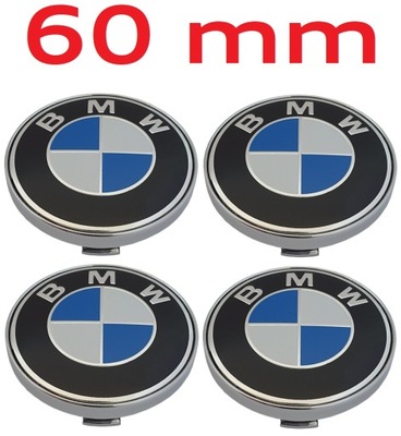 4 PCS. KAPSLE BMW 60MM CUP NUTS PLUGS KAPSEL CAP BLIND PLUG FOR DISCS N/B  