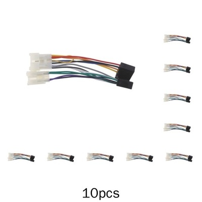 10X FOR TOYOTA YARIS ISO STEREO HEAD UNIT ADAPTER  