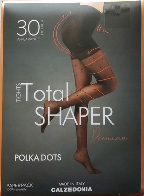 Polka Dot Total Shaper Tights - Calzedonia