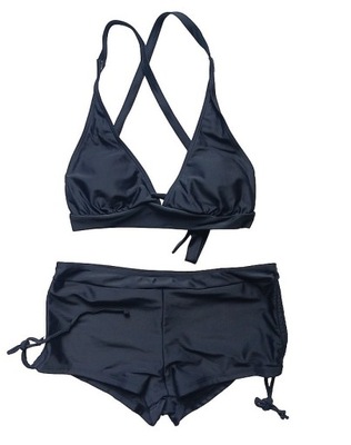 U3069 strój kąpielowy bikini komplet czarny L