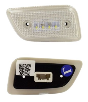 Фара козырёк mercedes actros mp4 правый  led фото №1