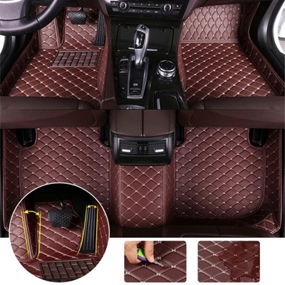 DE CUERO ALFOMBRILLAS DE AUTOMÓVIL PARA TOYOTA HILUX HIGHLANDER SEQUOIA COR~16732  