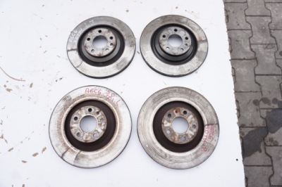 Диск гальмівні диски перед 350 задня 330 audi a6 c6 3.0 tdi фото №1